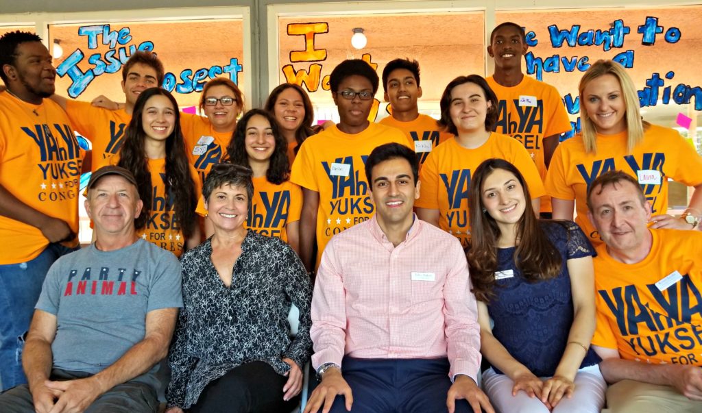 In short order, Yahya Yuksel has assembled a 20-person campaign staff composed of enthusiastic interns and seasoned pros to win Tucson's CD2 Congressional seat.