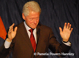 President Bill Clinton speaking at ASU in 2012