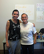 McSally and volunteer, Sept. 2012