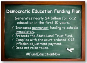 Democratic ED Funding Plan