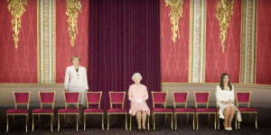 World leaders when the men are photoshopped out of the picture.