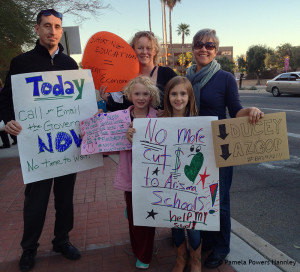 Education rally