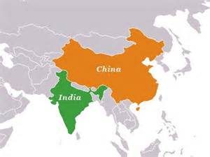 china-india-map
