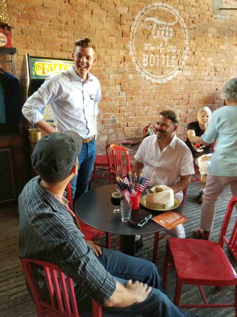 Billy Kovacs at June 2017 campaign kickoff