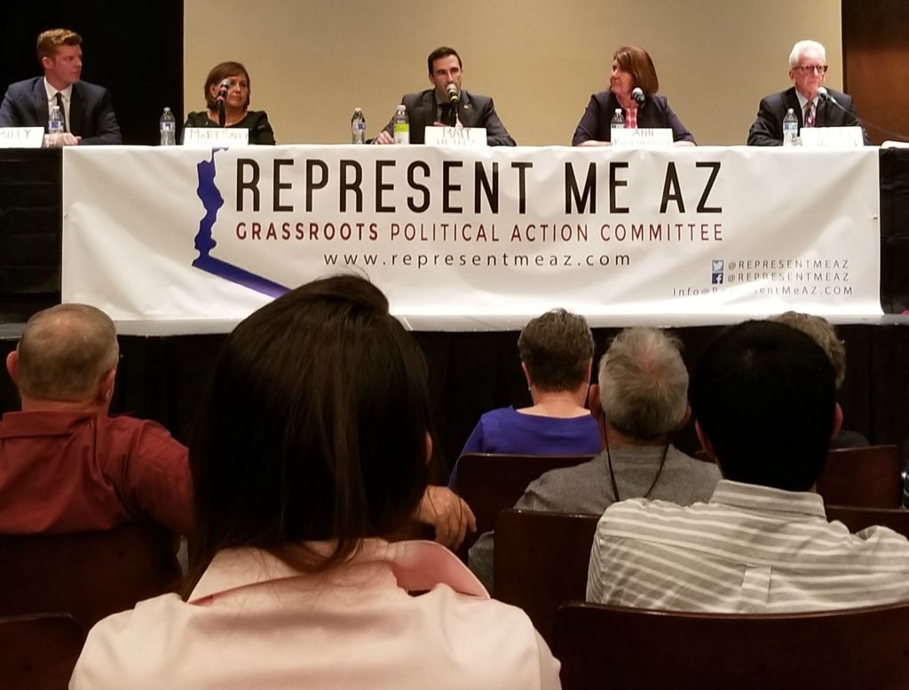 Bill Kovacs, Mary Matiella, Matt Heintz, Ann Kirkpatrick and Bruce Wheeler.