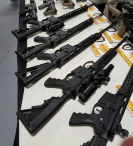 AR-15s are cheap guns. "AR" stands for "ArmaLite rifle," after the company that developed it in the 1950s. “AR” does NOT stand for “assault rifle.”