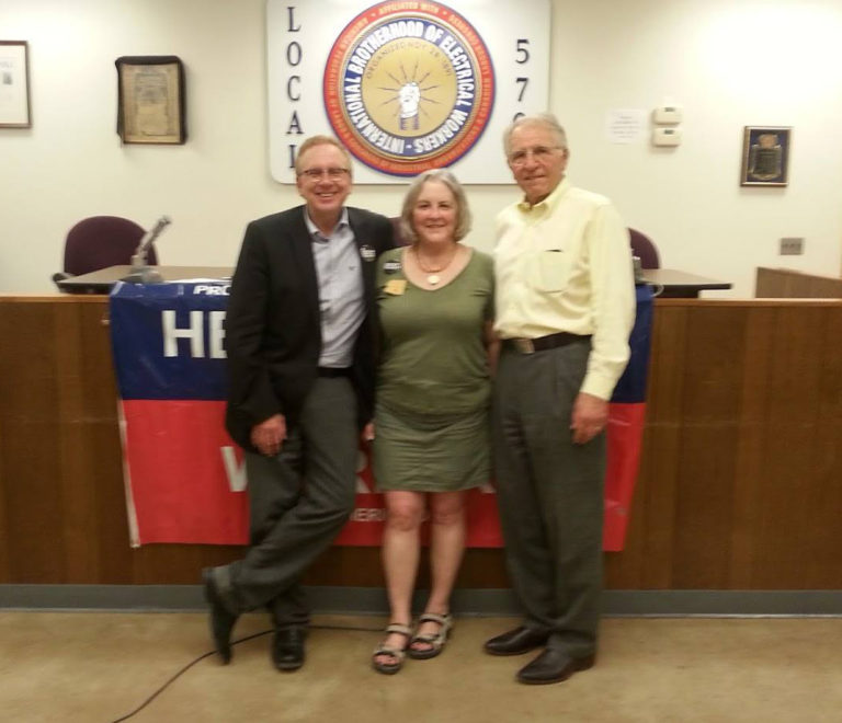 John Nichols, Pamela Powers Hannley, and Phil Lopes