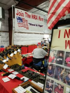 Scurrilous vendors like the NRA and Kelly Ward had booths.
