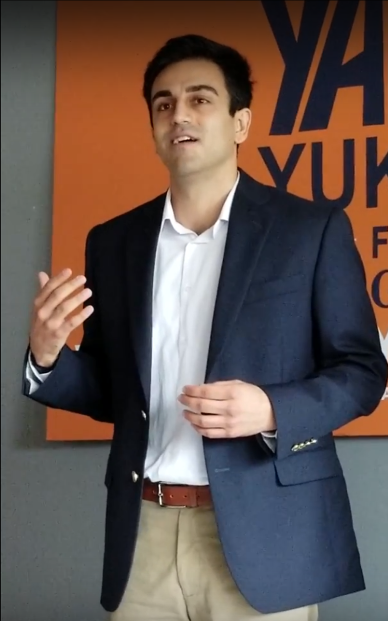 Disgraced candidate Yahya Yuksel refused to quit the CD2 race for Congress, ignoring an angry crowd of rape victims and other women.