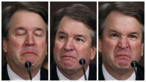 Brett Kavanaugh cried, shouted and pouted at his hearing before the Senate Judiciary Committee.