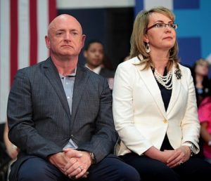 Mark Kelly and Gabby Giffords