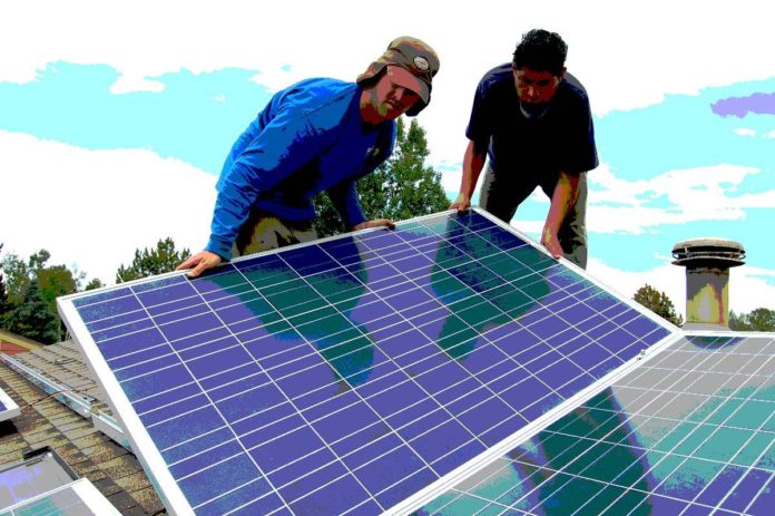 installing solar panels