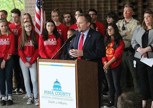 Dustin Williams School Superintendant launches campaign against teen vaping