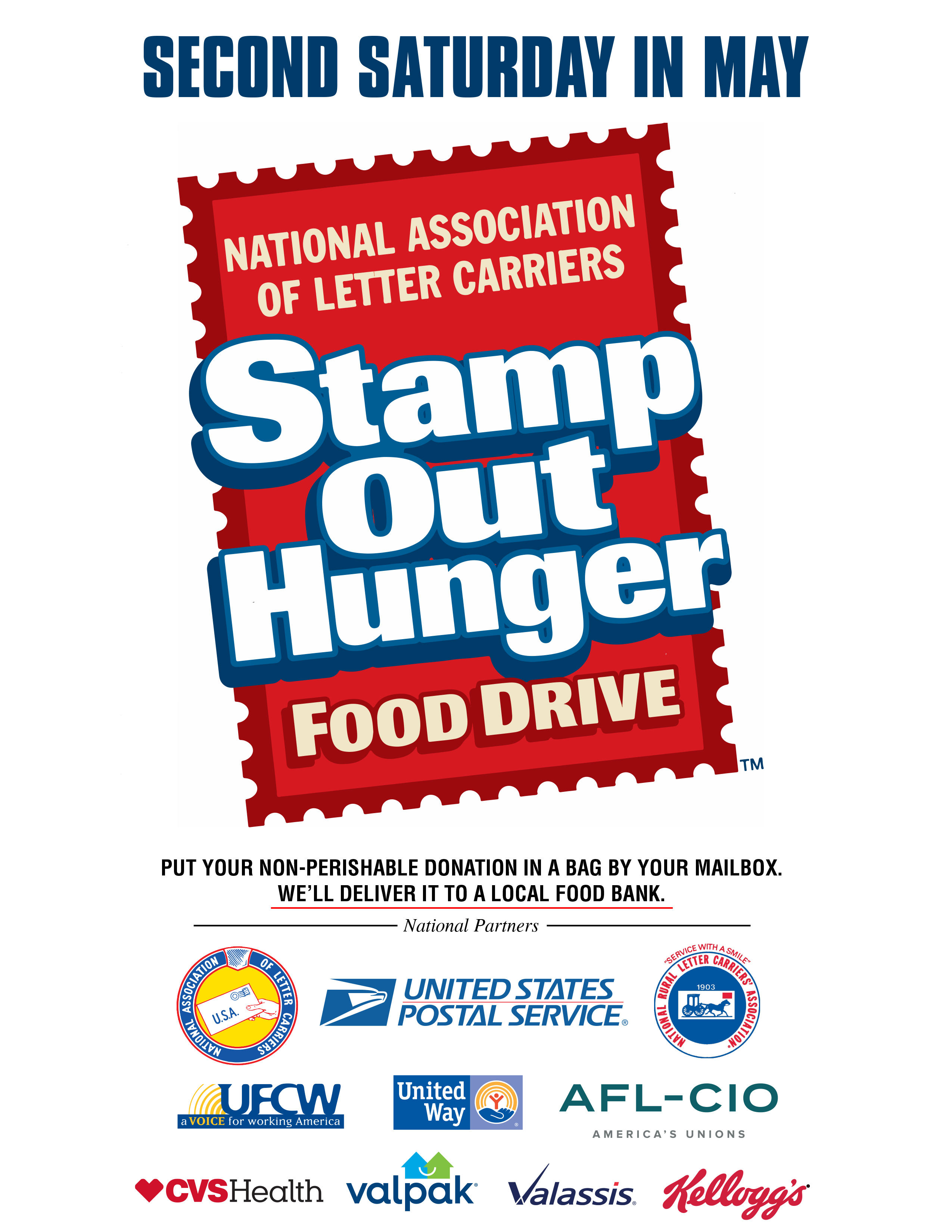 Read 27th Annual ‘Stamp Out Hunger’ Food Drive this Saturday now from