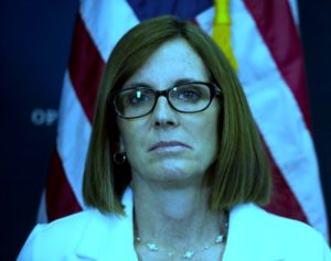 Martha McSally frowning