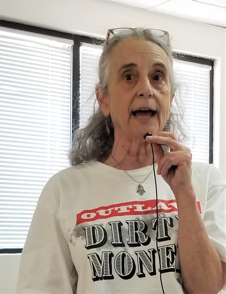 Merrill Eisenberg, the Outlaw Dirty Money Southern Arizona Coordinator