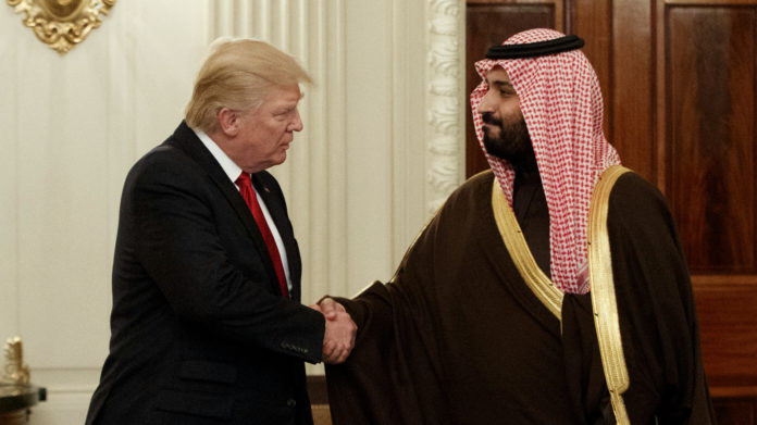 Donald Trump, Mohammed bin Salman bin Abdulaziz Al Saud
