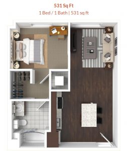 one bedroom apartment Tucson