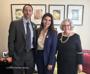 Domingo DeGrazia, Mayor Regina Romero and Pam Powers Hannley