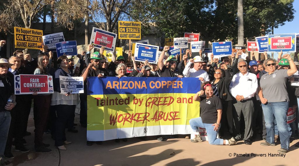 ASARCO strikers at Arizona Legislature