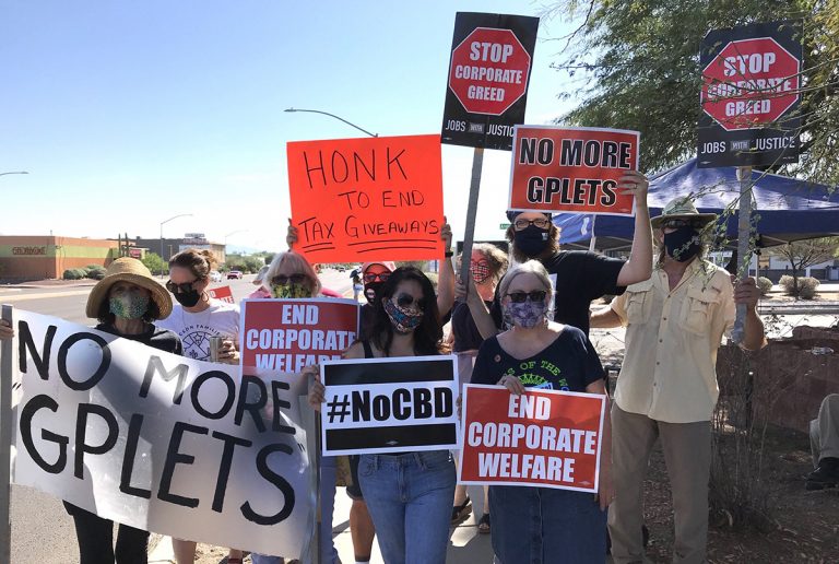 Ward 6 protest