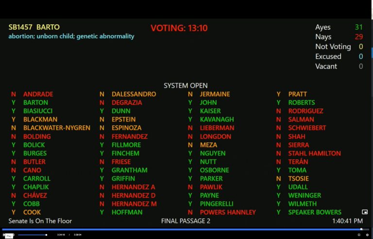 anti-abortion vote