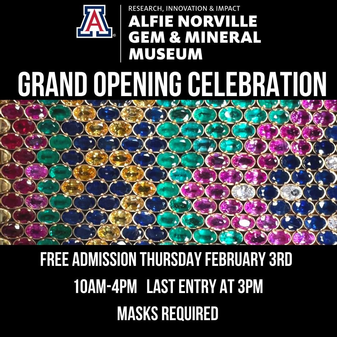 Free Admission to Grand Opening Celebration of Alfie Norville Gem