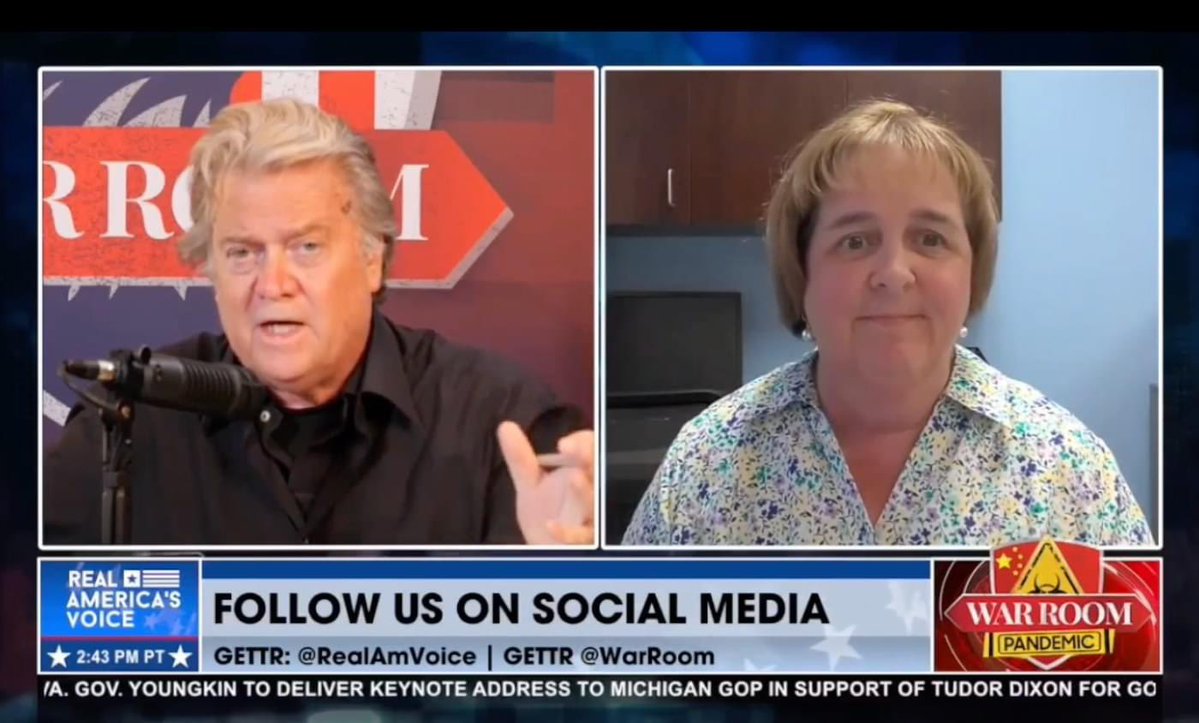 Decline to Sign Spokesperson Christine Accurso appears on Convicted Extremist Steve Bannon’s Show and Spreads Several Lies about Arizona Vouchers