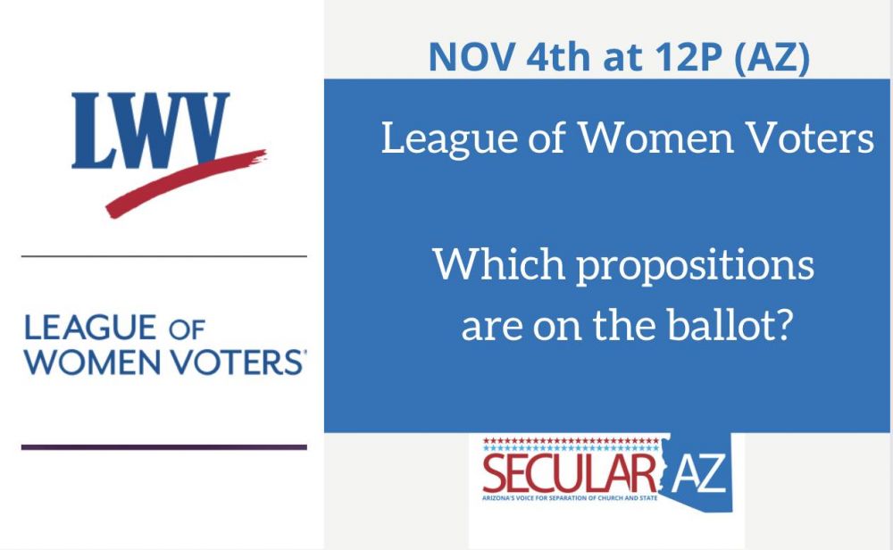 LWV "Which Propositions are on the Ballot?" Blog for Arizona