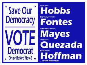 Arizona Democratic slate