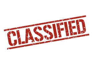 Picture of a Classified document mark