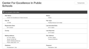 Center for Excellence in Public Schools demographic information