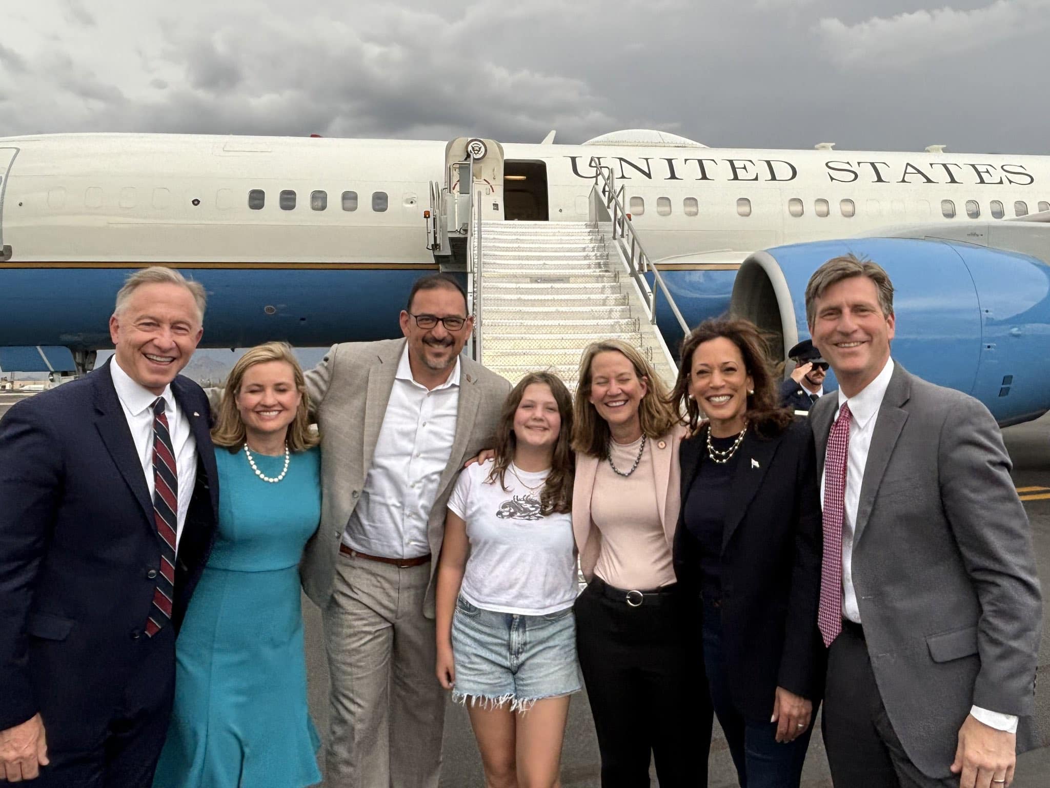 Read Vice President Kamala Harris and Governor Tim Walz Arrive in
