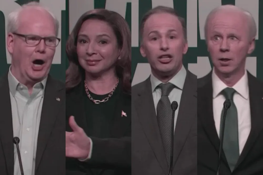 Read The SNL Cold Open for the 2024 Election Race and the Latest Ads