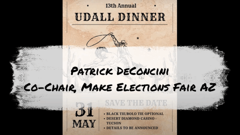 Patrick DeConcini at Udall Dinner